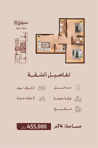 2 Bedroom Flat for Sale in North Jeddah, Jeddah - Apartment For Sale in Al Nahdah, Jeddah 2 Bedroom Flat for Sale in North Jeddah, Jeddah - Apartment For Sale in Al Nahdah, Jeddah