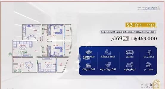 4 Bedroom Apartment for Sale in North Jeddah, Jeddah - Apartment For Sale in Al Fayhaa, Jeddah 4 Bedroom Apartment for Sale in North Jeddah, Jeddah - Apartment For Sale in Al Fayhaa, Jeddah