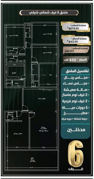 6 Bedroom Flat for Sale in North Jeddah, Jeddah - Apartment For Sale in Al Nuzhah, Jeddah 6 Bedroom Flat for Sale in North Jeddah, Jeddah - Apartment For Sale in Al Nuzhah, Jeddah