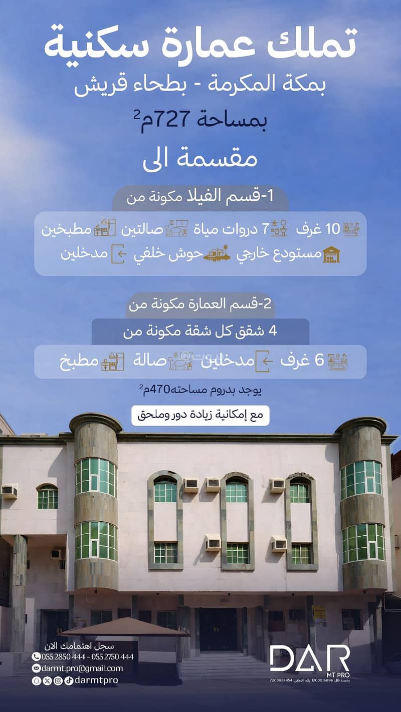 Residential Building For Sale in Batha Quraysh, Makkah Residential Building For Sale in Batha Quraysh, Makkah