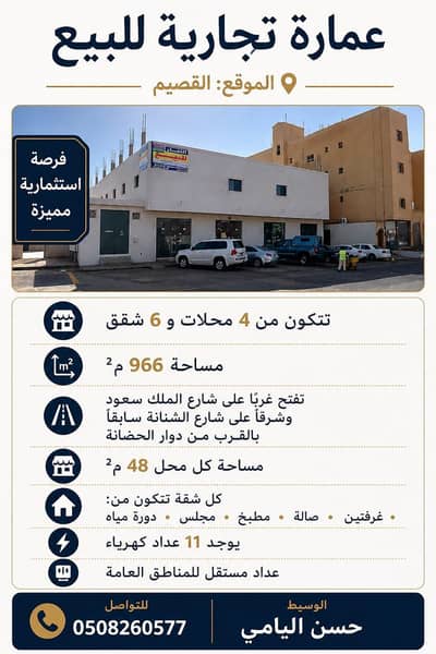 عمارة تجارية للبيع في الروابي، الرس - عمارة تجارية للبيع في الروابي، الرس عمارة تجارية للبيع في الروابي، الرس - عمارة تجارية للبيع في الروابي، الرس