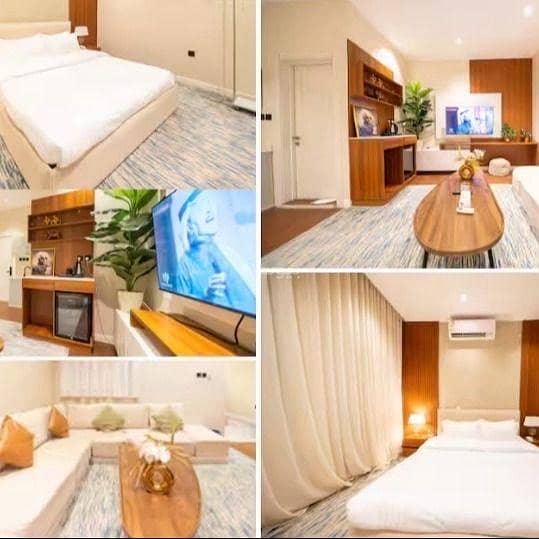 A hotel room and lounge near the front of Riyadh Cordoba 18 A hotel room and lounge near the front of Riyadh Cordoba 18