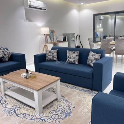 1 Bedroom Flat for Rent in Al Marooj, Abha - A room and a hall with a private courtyard with smart entry