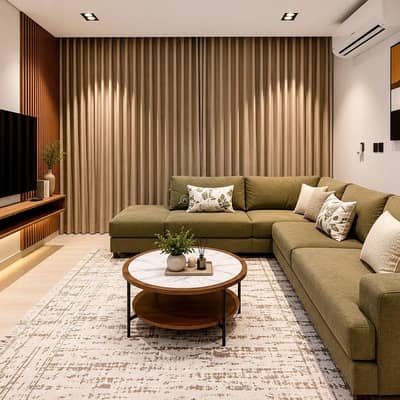 2 Bedroom Flat for Rent in West Riyadh, Riyadh - Apartment with 2 rooms, hall, bathroom, kitchen and smart entry
