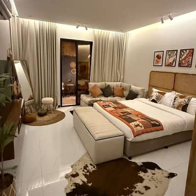 1 Bedroom Apartment for Rent in West Riyadh, Riyadh - Rustic studio with outdoor seating