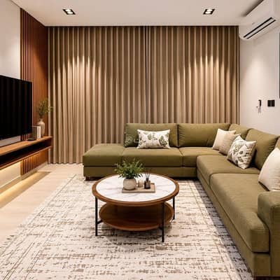 2 Bedroom Flat for Rent in West Riyadh, Riyadh - Apartment 5 in Al-Areed district, two rooms, a hall, a kitchen and a bathroom, with smart entry