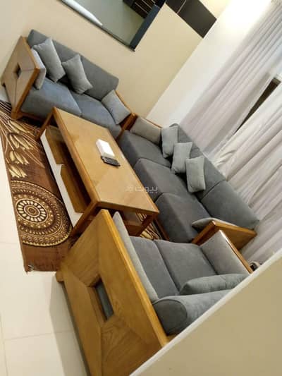 1 Bedroom Flat for Rent in East Riyadh, Riyadh - A bedroom, a living room, and a kitchen unit-4