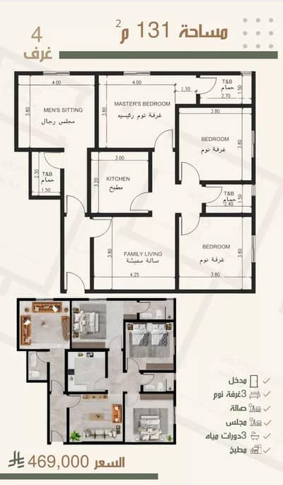 4 Bedroom Apartment for Sale in North Jeddah, Jeddah - Apartment For Sale in Al Nuzhah, Jeddah 4 Bedroom Apartment for Sale in North Jeddah, Jeddah - Apartment For Sale in Al Nuzhah, Jeddah