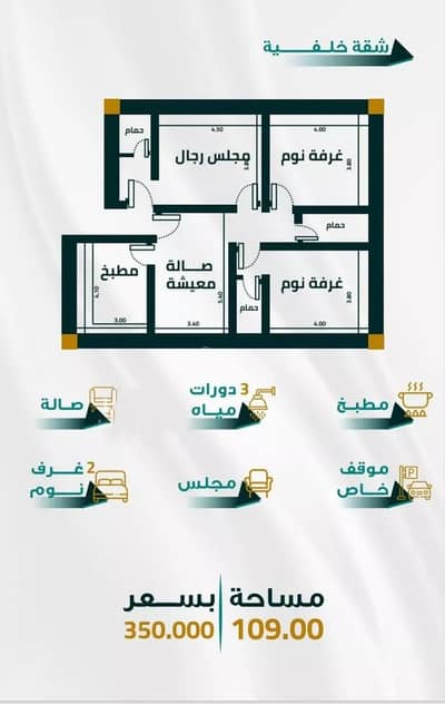 3 Bedroom Flat for Sale in North Jeddah, Jeddah - Apartment For Sale in Al Fayhaa, Jeddah 3 Bedroom Flat for Sale in North Jeddah, Jeddah - Apartment For Sale in Al Fayhaa, Jeddah