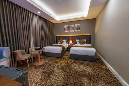 1 Bedroom Apartment for Rent in Al Qayam Al Aala, Taif - Room with Twin Beds Unit#3