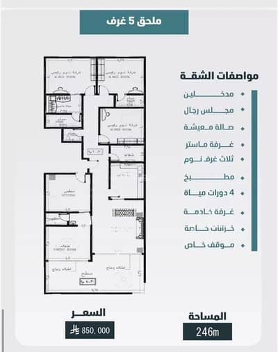 5 Bedroom Flat for Sale in North Jeddah, Jeddah - Apartment For Sale in Al Woroud, Jeddah 5 Bedroom Flat for Sale in North Jeddah, Jeddah - Apartment For Sale in Al Woroud, Jeddah