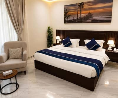 شقة 1 غرفة نوم للايجار في الجال، الطائف - Double room - Unit 5