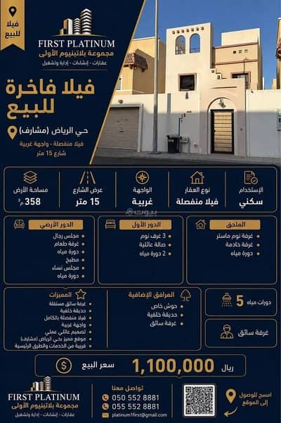 4 Bedroom Villa for Sale in North Jeddah, Jeddah - Villa For Sale in Al Riyadh, Jeddah 4 Bedroom Villa for Sale in North Jeddah, Jeddah - Villa For Sale in Al Riyadh, Jeddah