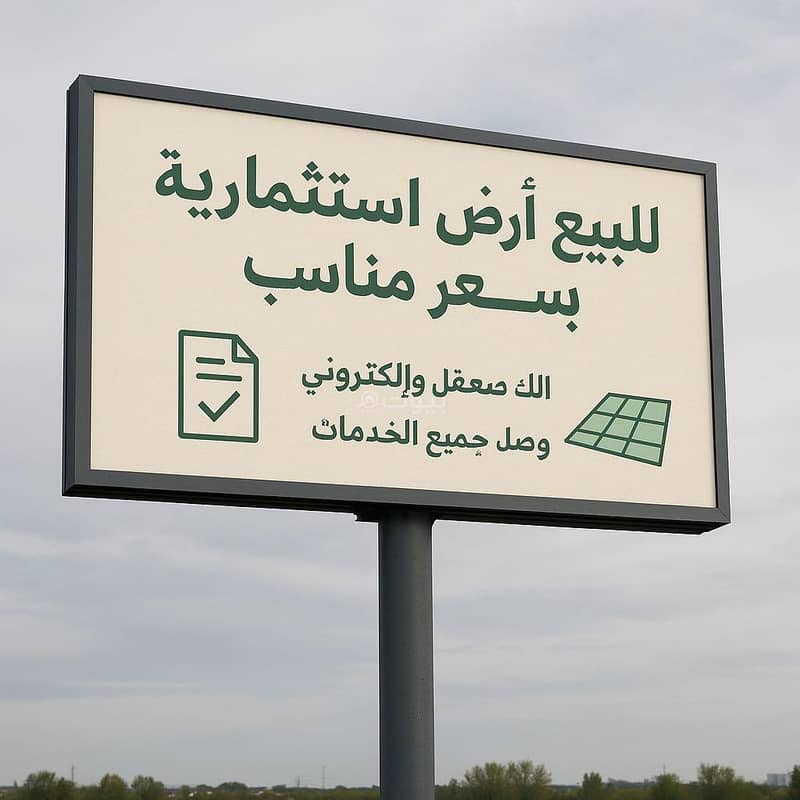 For sale: an investment land on King Fahd International Road For sale: an investment land on King Fahd International Road