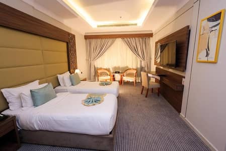 استوديو  للايجار في شمال جدة، جدة - Diamond Vision Twin Room - Unit 2