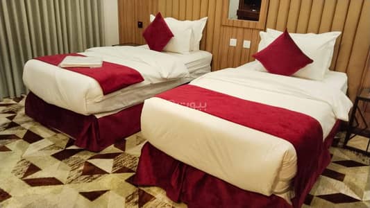 2 Bedroom Apartment for Rent in North Riyadh, Riyadh - Two rooms and a living room with a bathroom and a kitchen - Unit 2