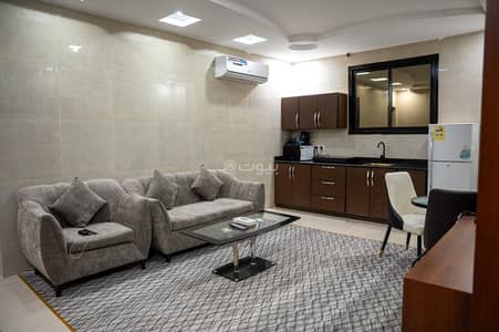 1 Bedroom Flat for Rent in North Riyadh, Riyadh - A room and a living room with a bathroom - Unit 7