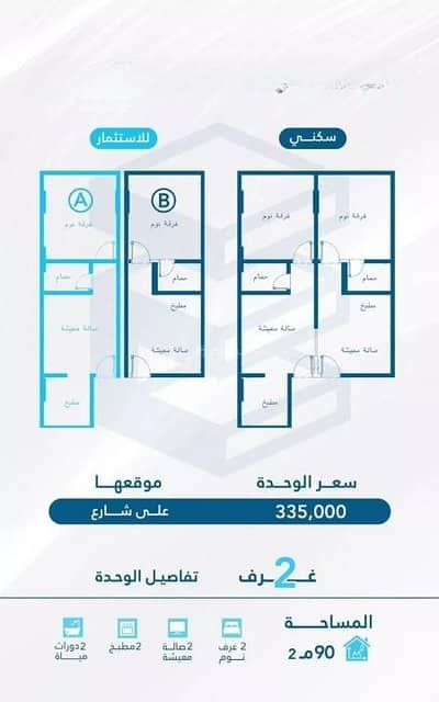2 Bedroom Apartment for Sale in North Jeddah, Jeddah - Apartment for sale on Imam Al Din Al Murshidi Street, Al Fayhaa District, Jeddah. 2 Bedroom Apartment for Sale in North Jeddah, Jeddah - Apartment for sale on Imam Al Din Al Murshidi Street, Al Fayhaa District, Jeddah.