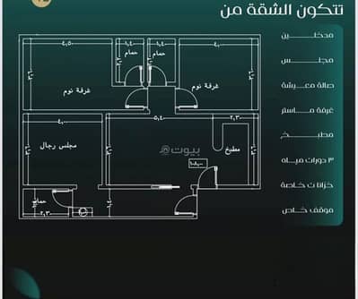 3 Bedroom Flat for Sale in North Jeddah, Jeddah - Apartment for sale in Al Nuzhah, North Jeddah 3 Bedroom Flat for Sale in North Jeddah, Jeddah - Apartment for sale in Al Nuzhah, North Jeddah