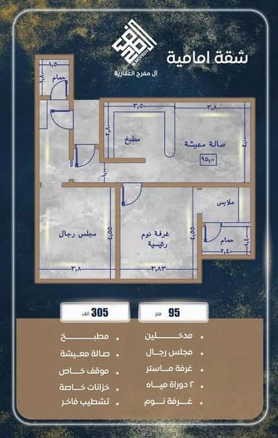 2 Bedroom Apartment for Sale in North Jeddah, Jeddah - Apartment For Sale in Al Sawari, North Jeddah 2 Bedroom Apartment for Sale in North Jeddah, Jeddah - Apartment For Sale in Al Sawari, North Jeddah