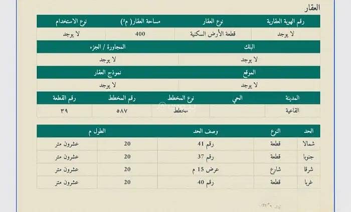 Residential Land For Sale in Al Qaiyah Residential Land For Sale in Al Qaiyah