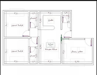 3 Bedroom Apartment for Sale in North Jeddah, Jeddah - An apartment for sale on Safwan Bin Al Muattal Street, Al Nuzhah District, Jeddah City. 3 Bedroom Apartment for Sale in North Jeddah, Jeddah - An apartment for sale on Safwan Bin Al Muattal Street, Al Nuzhah District, Jeddah City.