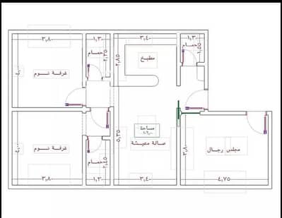 3 Bedroom Flat for Sale in North Jeddah, Jeddah - An apartment for sale on Shaddad Bin Arid Street, Al Nuzhah District, Jeddah City. 3 Bedroom Flat for Sale in North Jeddah, Jeddah - An apartment for sale on Shaddad Bin Arid Street, Al Nuzhah District, Jeddah City.