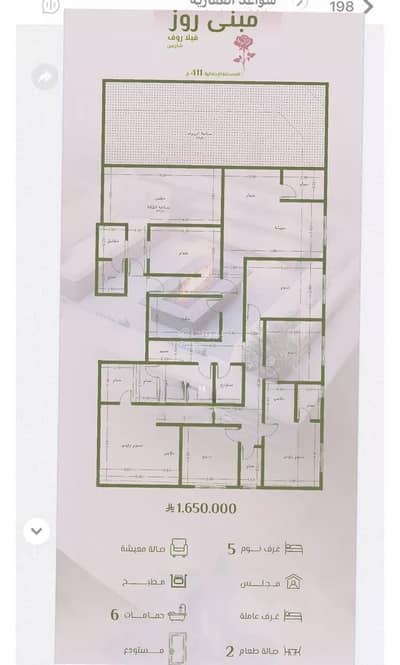 1 Bedroom Flat for Sale in North Jeddah, Jeddah - Apartment for Sale in Al Rawdah, North Jeddah