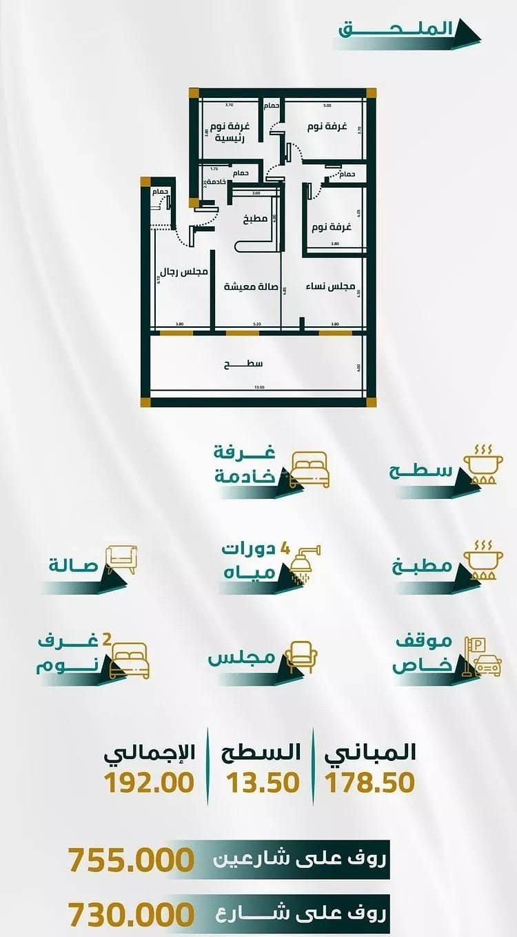 Apartment For Sale in Al Fayhaa, Jeddah Apartment For Sale in Al Fayhaa, Jeddah
