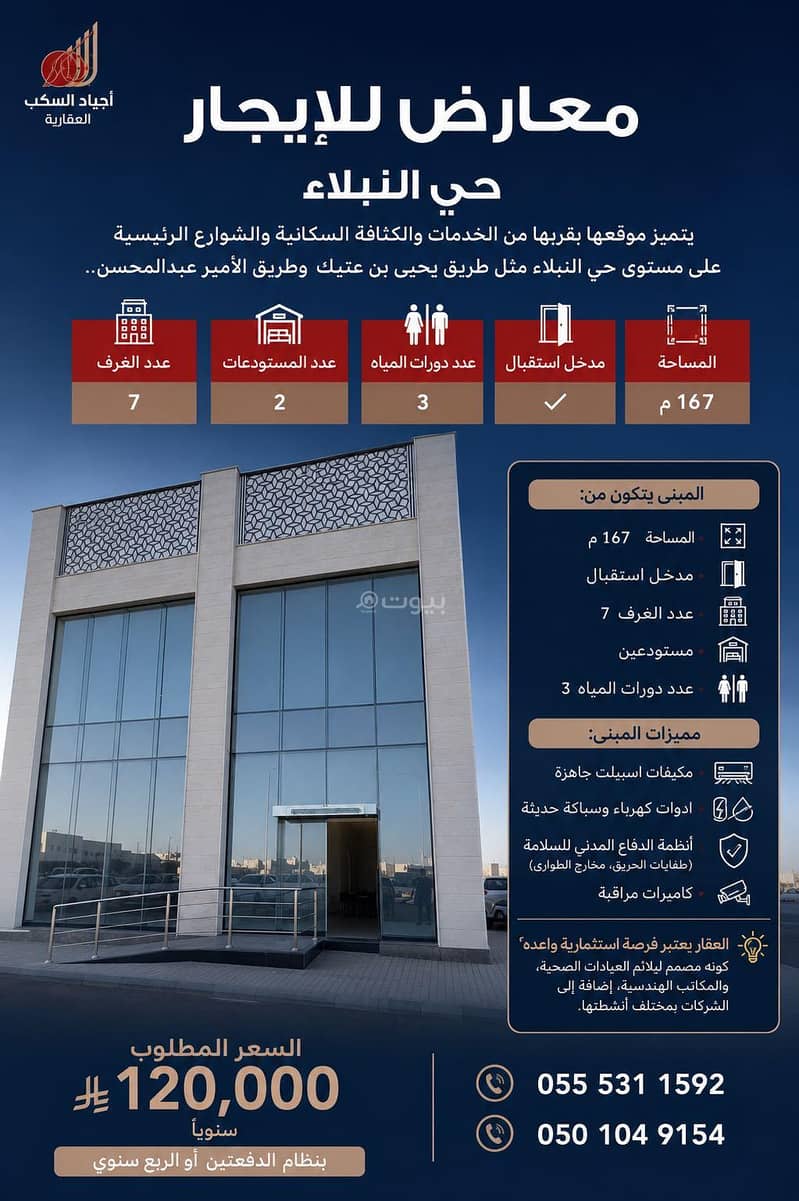 Gallery for rent in Al-Noblai neighborhood Gallery for rent in Al-Noblai neighborhood