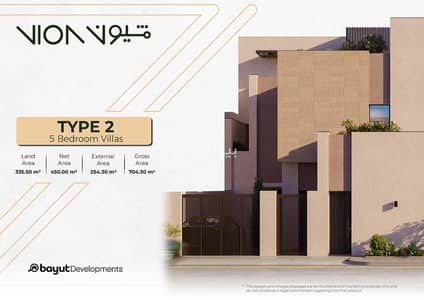5 Bedroom Villa for Sale in North Riyadh, Riyadh - Villa Type 2 (Units 1 & 24) 5 Bedroom Villa for Sale in North Riyadh, Riyadh - Villa Type 2 (Units 1 & 24)