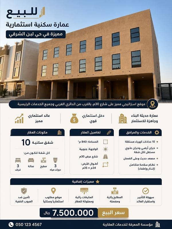 Residential Building For Sale in Dhahrat Laban, Riyadh Residential Building For Sale in Dhahrat Laban, Riyadh