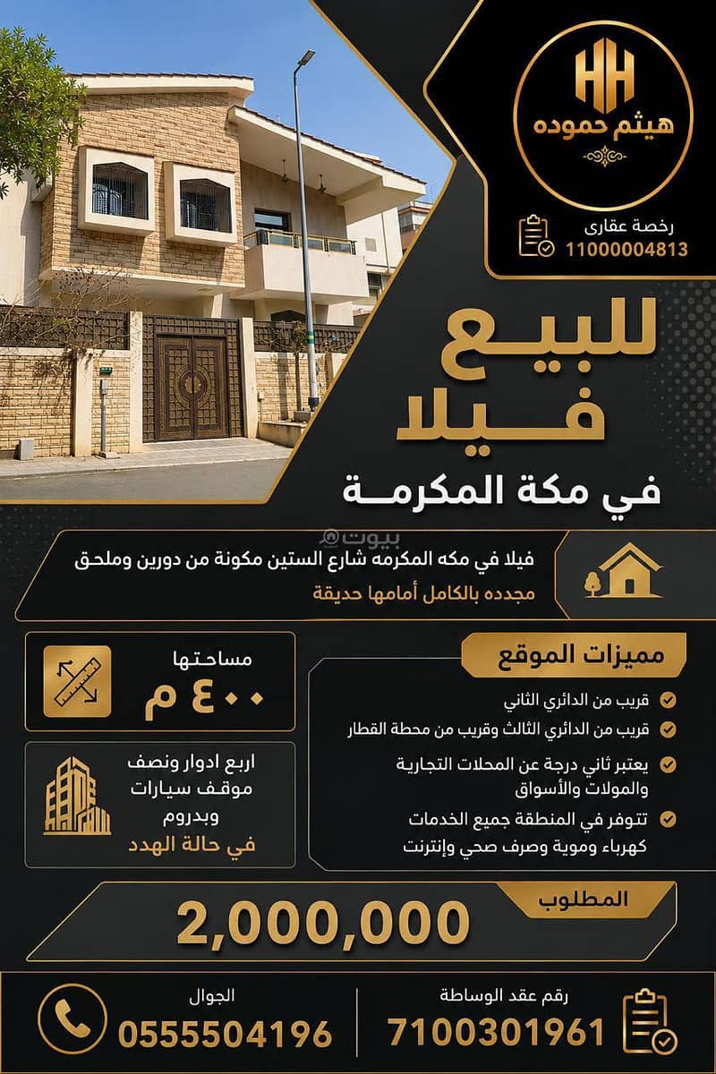 1 Bedroom Villa For Sale in Al Nuzhah, Makkah 1 Bedroom Villa For Sale in Al Nuzhah, Makkah
