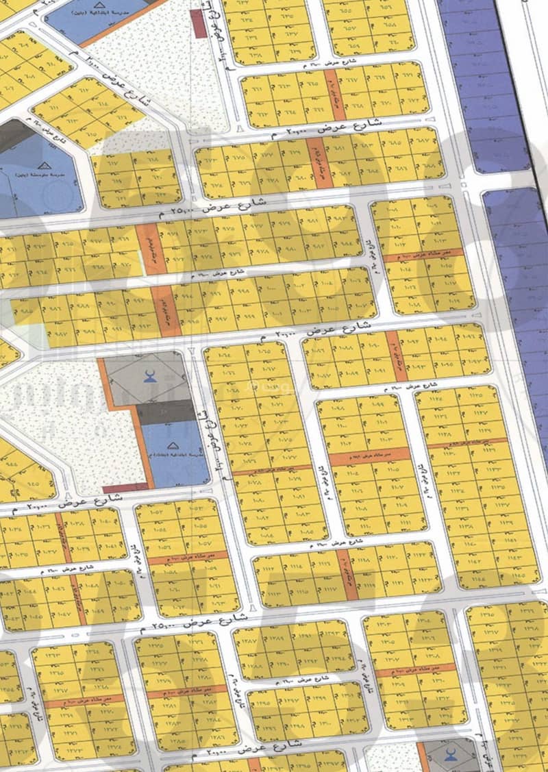 Al-Malisiya land for sale in Jeddah, Plan 672 Al-Malisiya land for sale in Jeddah, Plan 672