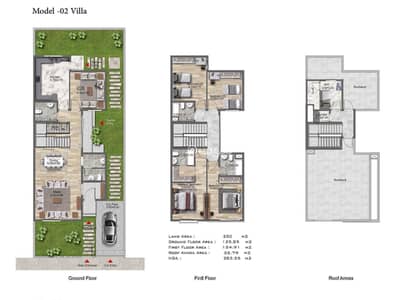4 Bedroom Villa for Sale in King Fahd, Makkah - Villa Model 02 4 Bedroom Villa for Sale in King Fahd, Makkah - Villa Model 02