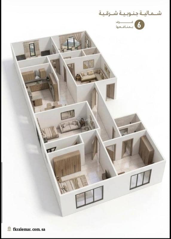 Luxurious 6-bedroom apartment in Al-Naim neighborhood Luxurious 6-bedroom apartment in Al-Naim neighborhood