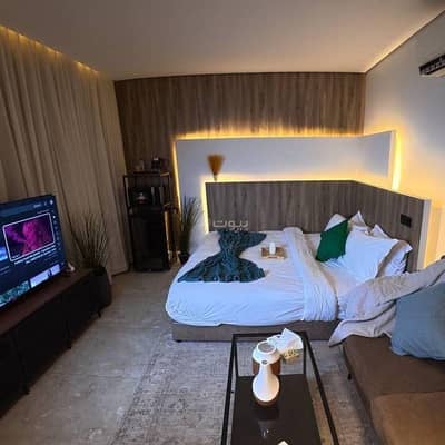 1 Bedroom Apartment for Rent in Al-Malqa, Ibn Sharim - Paannoo Studio stylish - Apartments, Estudio, Villas in Riyadh