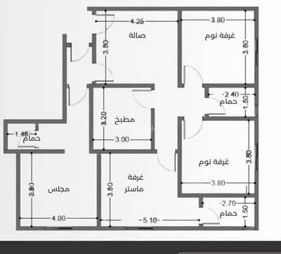 فلیٹ 4 غرف نوم للبيع في شمال جدة، جدة - شقة للبيع في شارع طريق الملك فهد فرعي, حي النزهة, مدينة جدة فلیٹ 4 غرف نوم للبيع في شمال جدة، جدة - شقة للبيع في شارع طريق الملك فهد فرعي, حي النزهة, مدينة جدة
