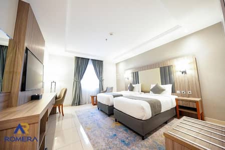 2 Bedroom Apartment for Rent in North Jeddah, Jeddah - Two-bedroom suite with living room Unit 2