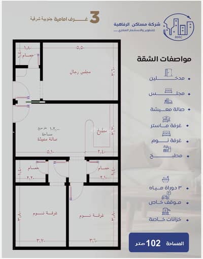 3 Bedroom Flat for Sale in North Jeddah, Jeddah - Apartment in North Jeddah,Al Nuzhah 3 bedrooms 369000 SAR - 88029719 3 Bedroom Flat for Sale in North Jeddah, Jeddah - Apartment in North Jeddah,Al Nuzhah 3 bedrooms 369000 SAR - 88029719