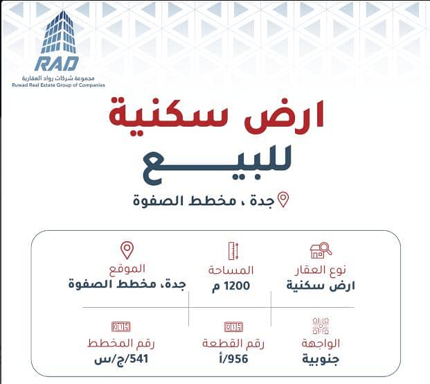 أرض سكنية للبيع في الصفوة، جدة أرض سكنية للبيع في الصفوة، جدة