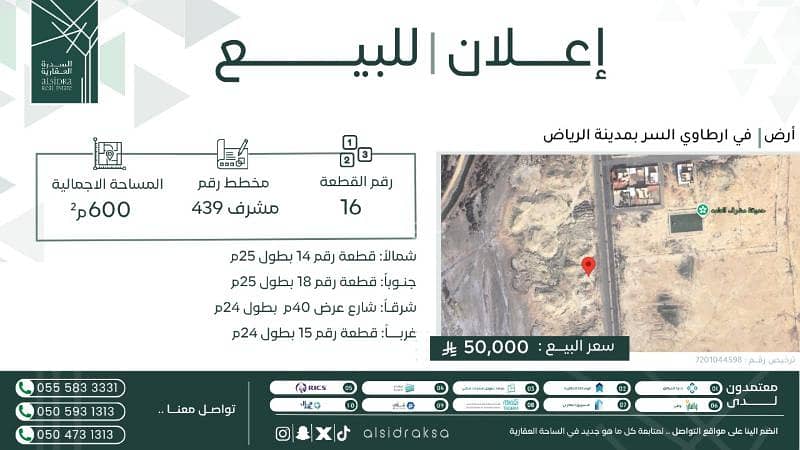 أرض سكنية للبيع في المشرف 6 أرض سكنية للبيع في المشرف 6