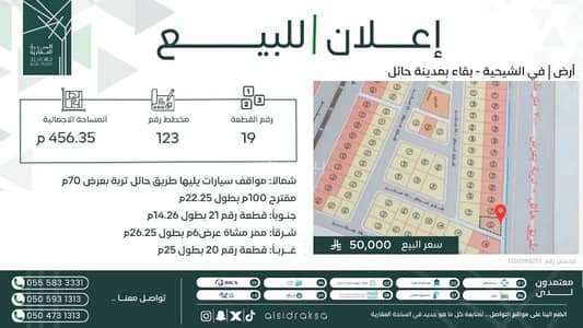 Residential Land for Sale in Alsharihih - Land for sale in Al-Shihiya City, Qura A, Hail region Residential Land for Sale in Alsharihih - Land for sale in Al-Shihiya City, Qura A, Hail region