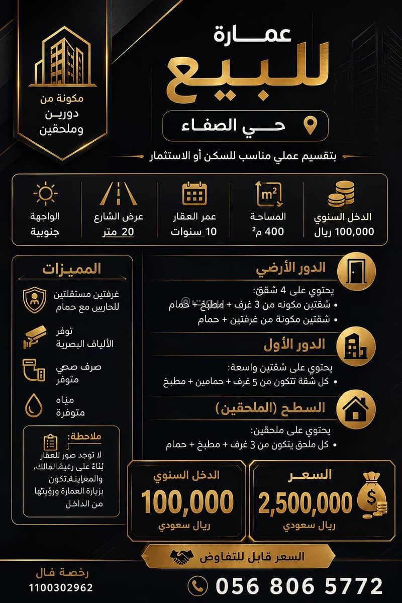 Villa in North Jeddah,Al Safa 11 bedrooms 2500000 SAR - 87933963 Villa in North Jeddah,Al Safa 11 bedrooms 2500000 SAR - 87933963