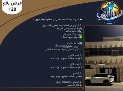 عمارة سكنية 10+ غرف نوم للبيع في الدفاع، المدينة المنورة - عمارة للبيع في الدفاع، المدينة المنورة