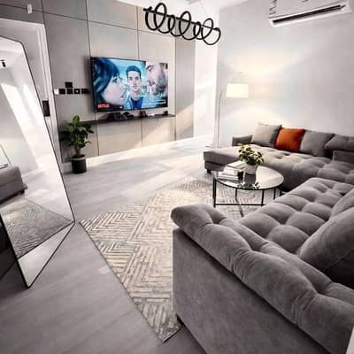 فلیٹ 1 غرفة نوم للايجار في شمال الرياض، الرياض - Hitting room and hall فلیٹ 1 غرفة نوم للايجار في شمال الرياض، الرياض - Hitting room and hall