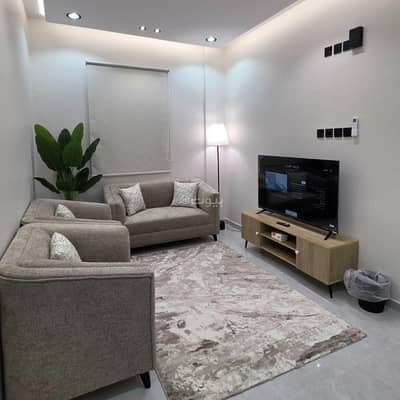 1 Bedroom Flat for Rent in Al Khadra Neighborhood, Makkah - A stylish apartment with a bedroom, a living room, and a bathroom 1 Bedroom Flat for Rent in Al Khadra Neighborhood, Makkah - A stylish apartment with a bedroom, a living room, and a bathroom