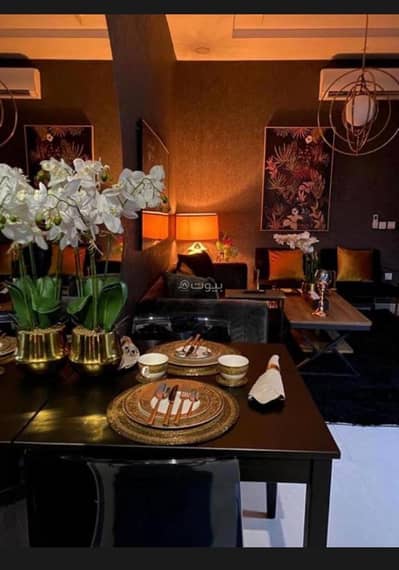 1 Bedroom Flat for Rent in North Riyadh, Riyadh - A room and a living room with a bathroom and a kitchen Unit -8 1 Bedroom Flat for Rent in North Riyadh, Riyadh - A room and a living room with a bathroom and a kitchen Unit -8