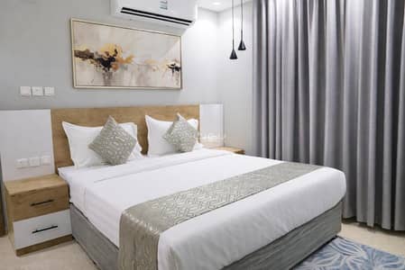 Studio for Rent in Al Muruj, Tabuk - Al Murooj - Deluxe Studio with one bed Unit 26
