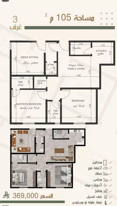 2 Bedroom Flat for Sale in North Jeddah, Jeddah - Apartment for sale on Thuluth Bani Shahr Street, Al-Nuzha District, Jeddah 2 Bedroom Flat for Sale in North Jeddah, Jeddah - Apartment for sale on Thuluth Bani Shahr Street, Al-Nuzha District, Jeddah